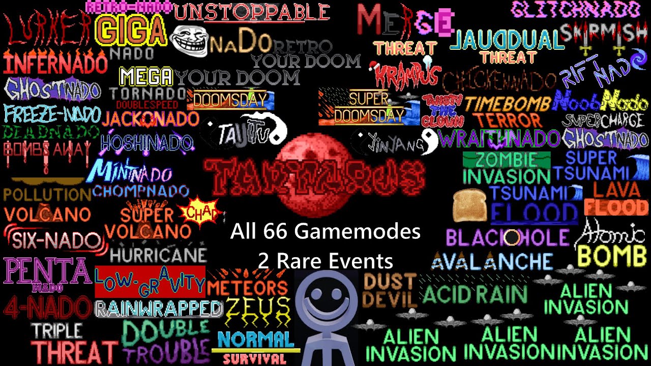 ALL Gamemodes and Rare Events - TAU (Tornado Alley Ultimate)