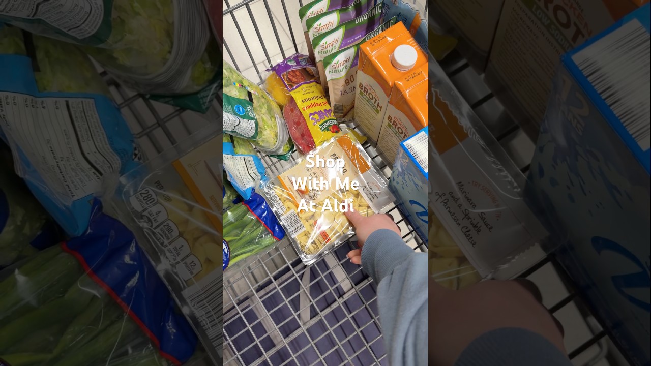 Shop with me at Aldi! ❤️ #asmr #asmrsounds #shopwithme #aldi