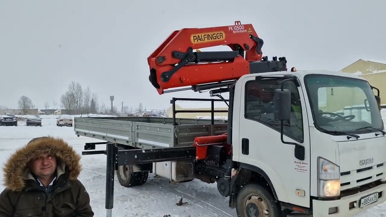 Исузу 75 с КМУ Palfinger PK 10500