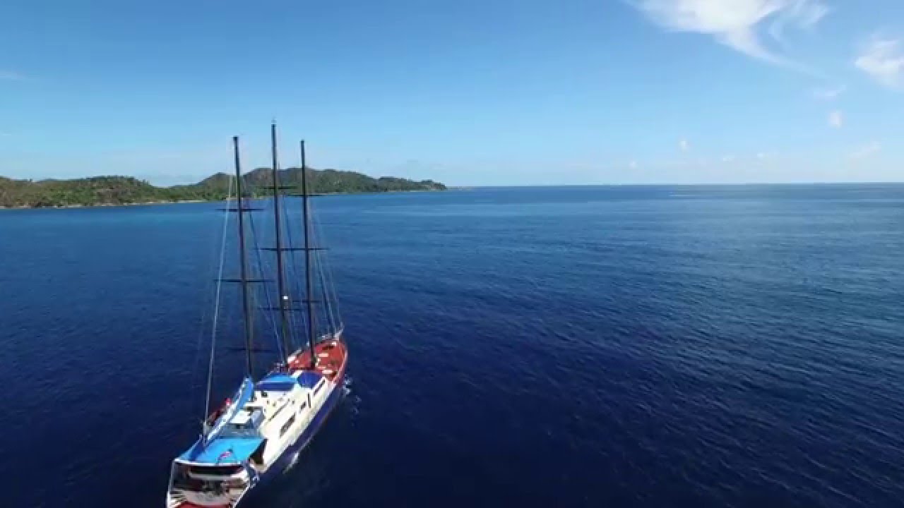Seychelles : Film Drone Croisières  Silhouette Cruises