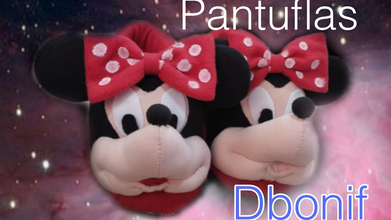 Pantuflas Minnie. Dbonif. Incluye patrones.
