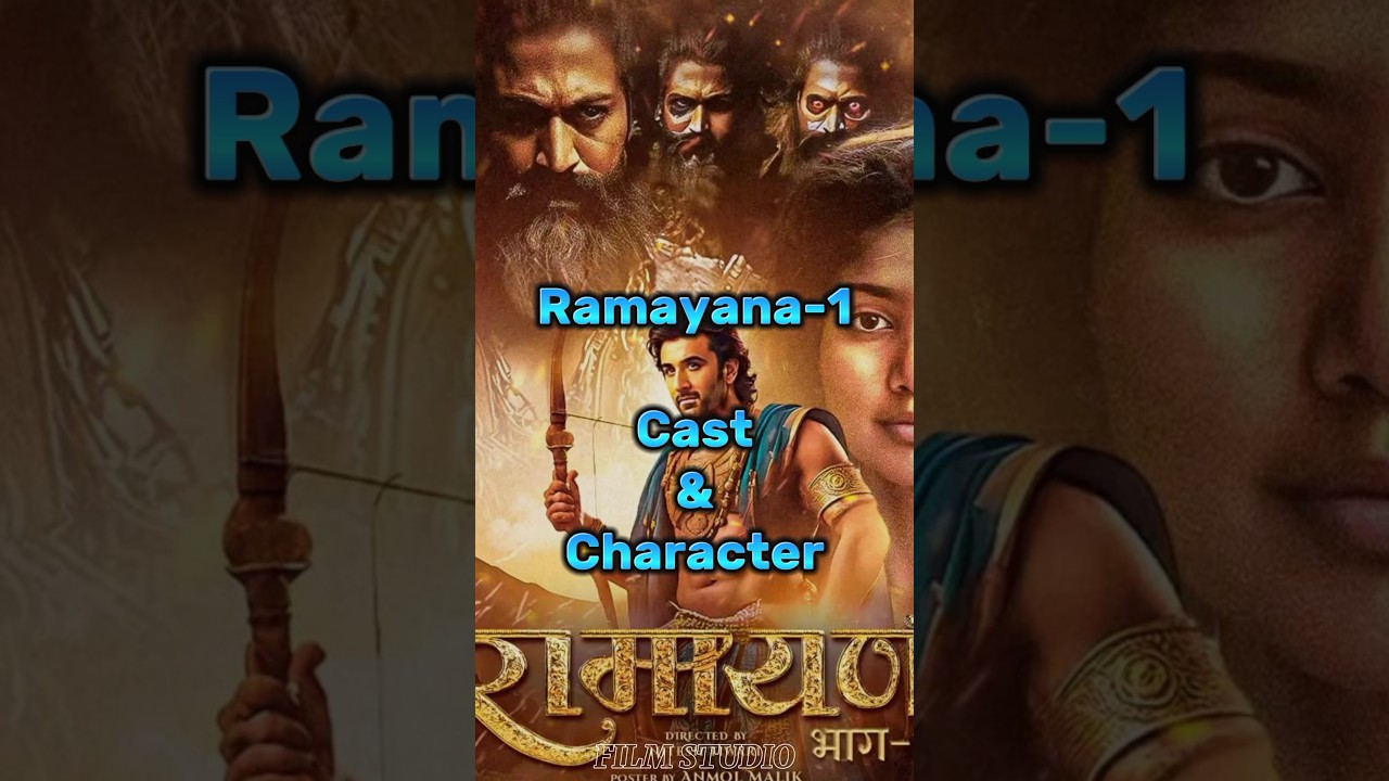 Ramayan Part 1 Cast and Actors🙏😱🤯 #ramayan #ranbirkapoor #saipallavi #yash
