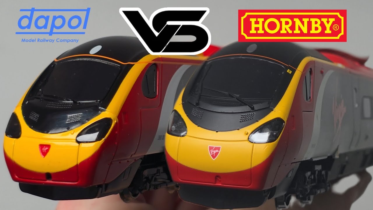 Dapol VS Hornby Virgin Pendolino 