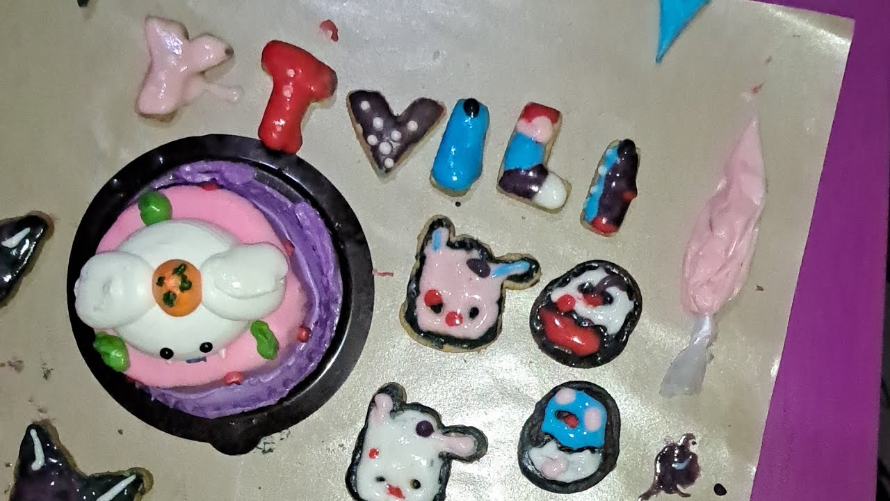 Dekorasi cookies ala kakak Vili 