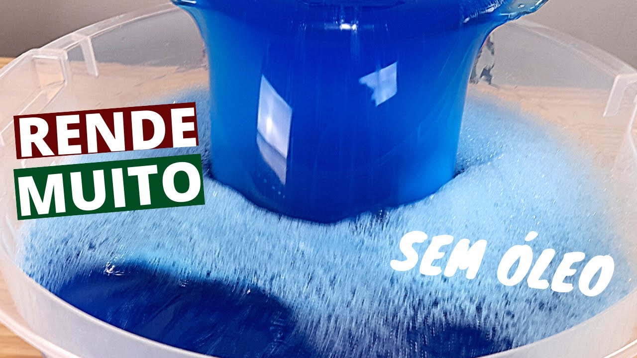 PAREI DE COMPRAR SABÃO LÍQUIDO NO MERCADO - TÔ ECONOMIZANDO MUITO - ECONOMIZE TAMBÉM