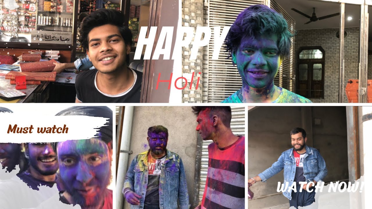 Happy #holi 2023 maza he agya dakho after before results 😂 #udhampur #holi #entertainment