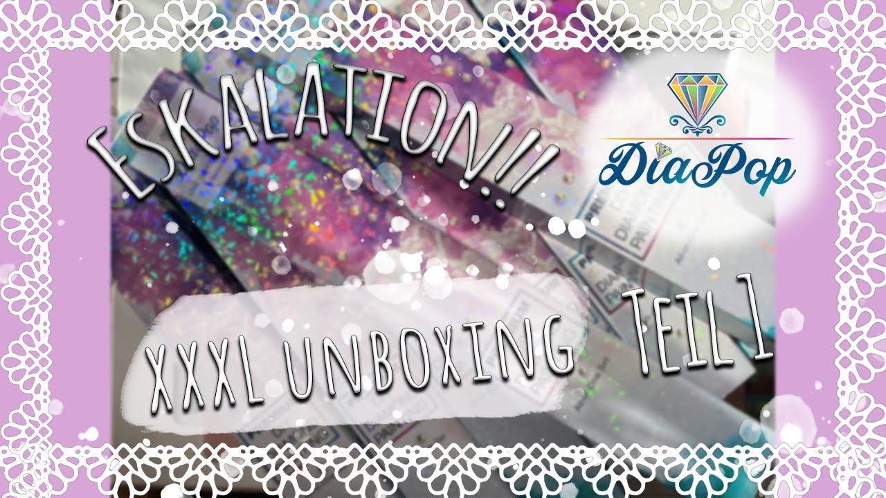 💎RIESEN BESTELLUNG BEI DIAPOP 😱 XXXL ESKALATION 😅 UNBOXING TEIL 1 | DIAMOND PAINTING