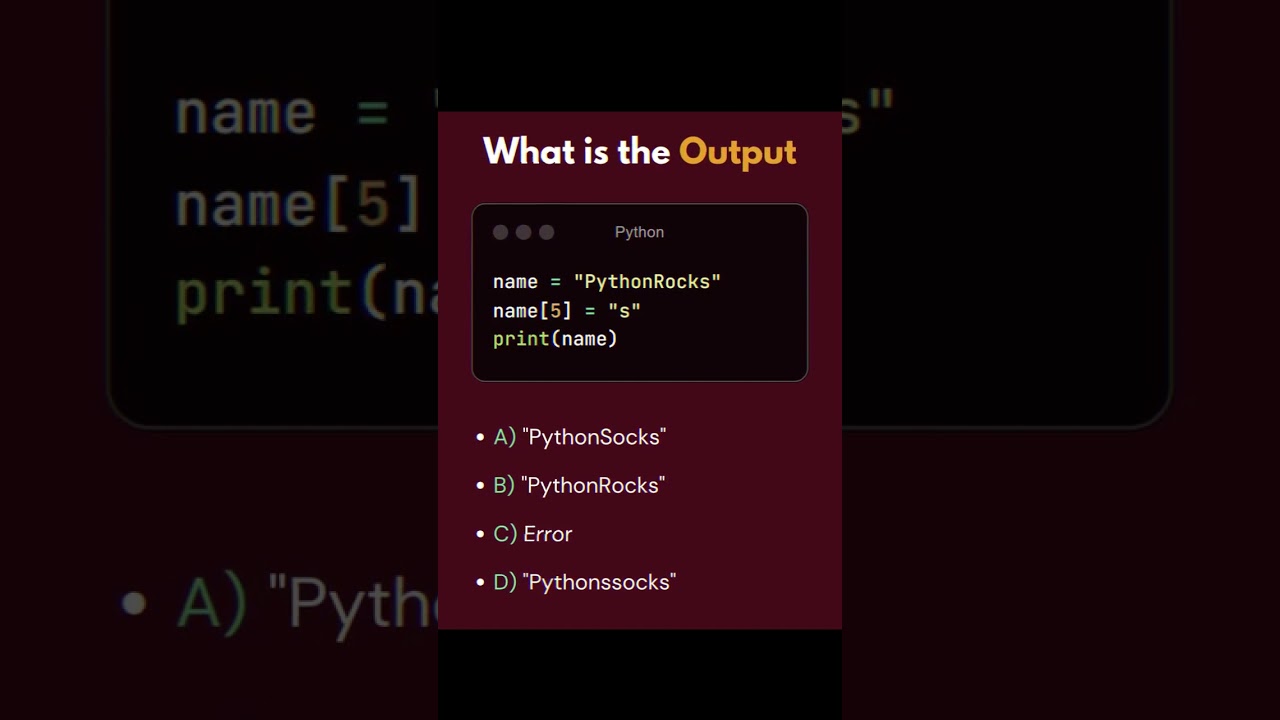 what is the output? #python #problemsolving #developer #coding