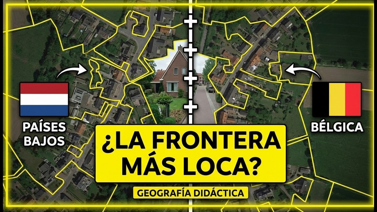 &iexcl;La frontera m&aacute;s LOCA del mundo! 🇧🇪🇳🇱 (Casas divididas)
