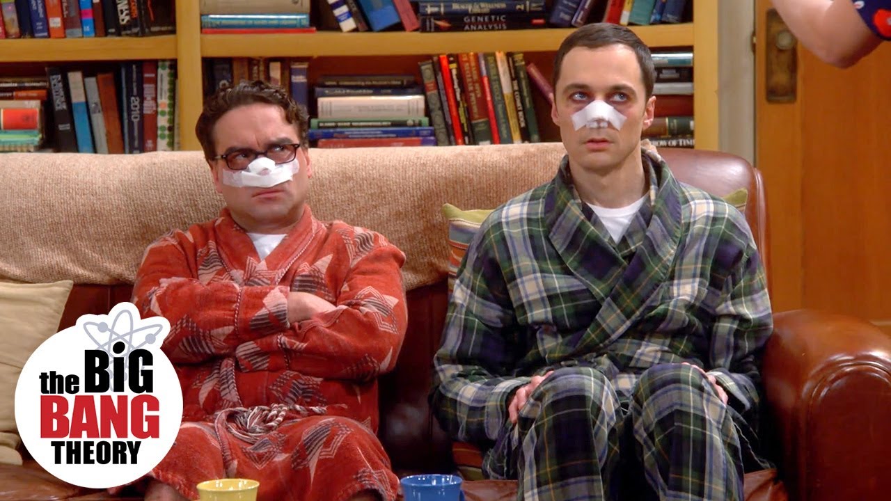 Sheldon Breaks His Nose | The Big Bang Theory