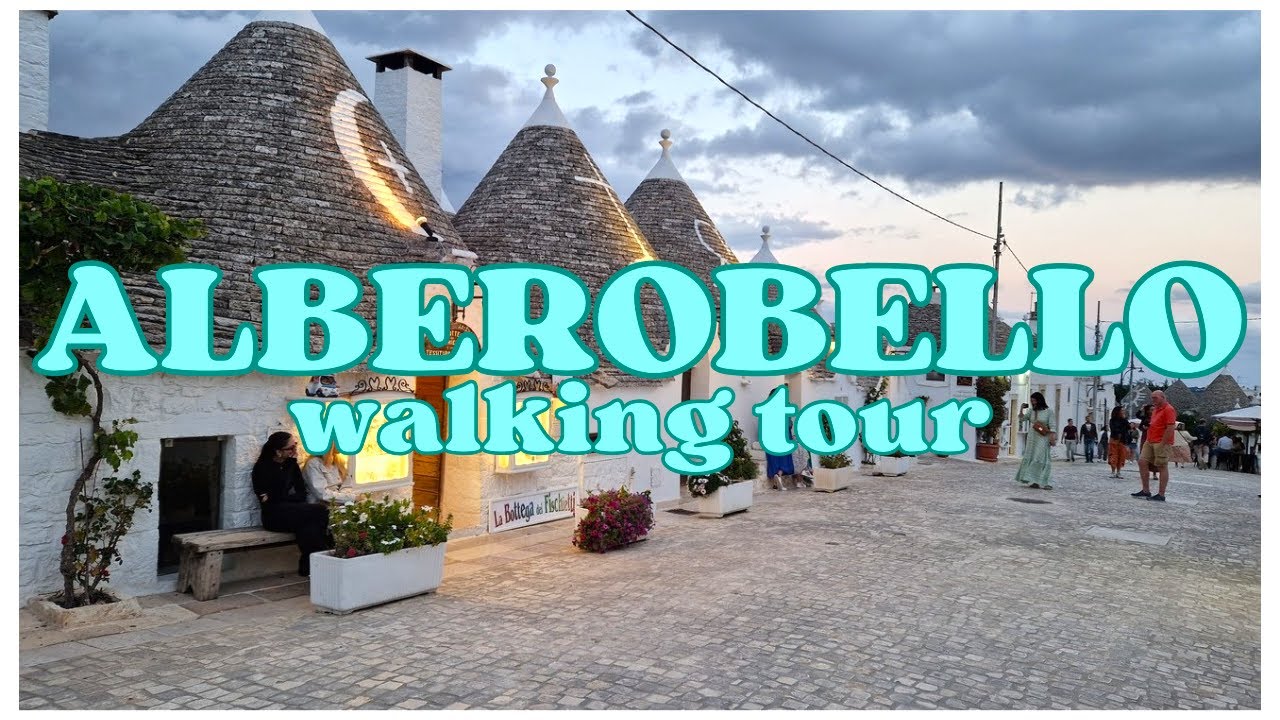 ✨️ Alberobello ,  Italy  2024 ✨️ 🇮🇹  [ 4K  ]    Walking Tour    #italy   #walkingtours