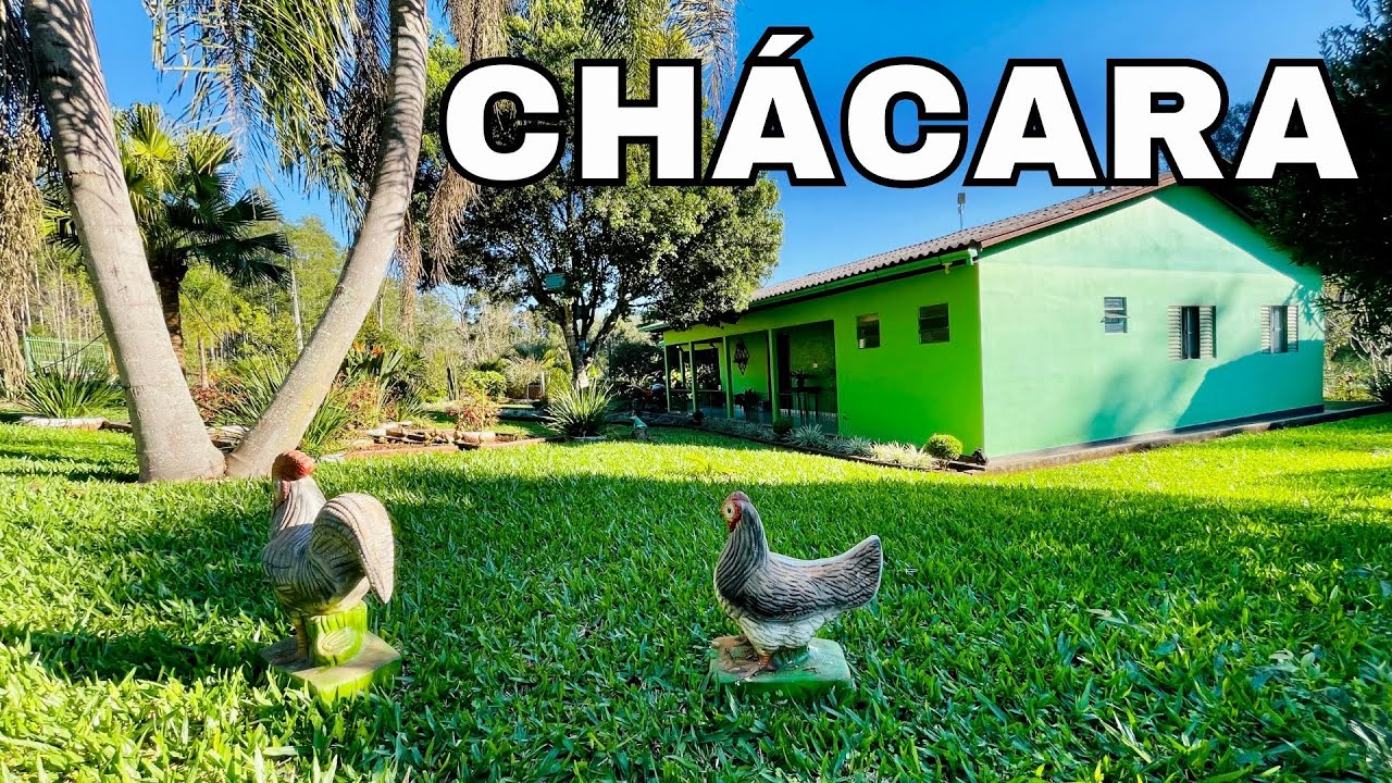 (VENDIDO) SÍTIO À VENDA EM SANTA CATARINA CASA TRÊS QUARTOS FRUTAS E RIO