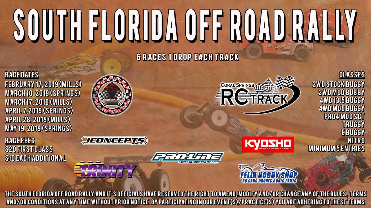 South Florida Off Road Rally Race 2 @ Coral Springs RC Track