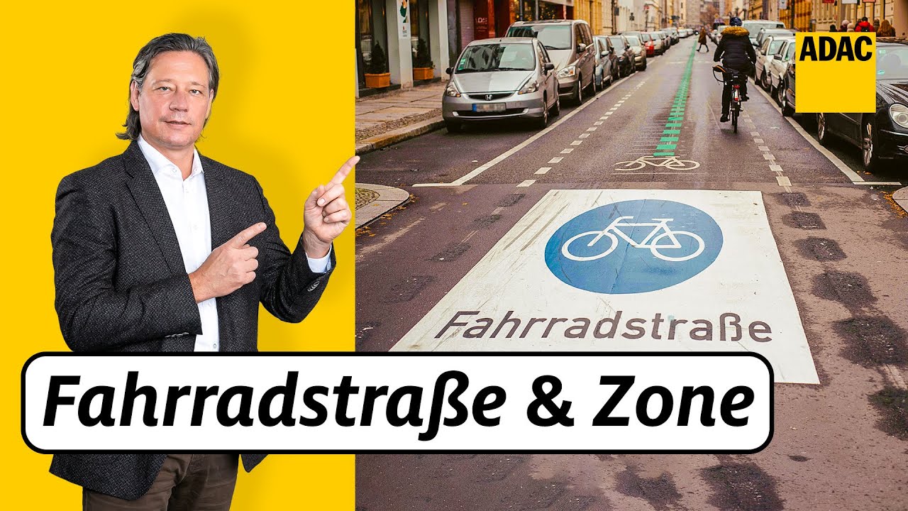 Fahrradstraße und Fahrradzone: Diese Regeln solltest du kennen | ADAC | Recht? Logisch!