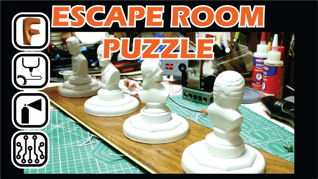 Escape Room Bust Puzzle DIY