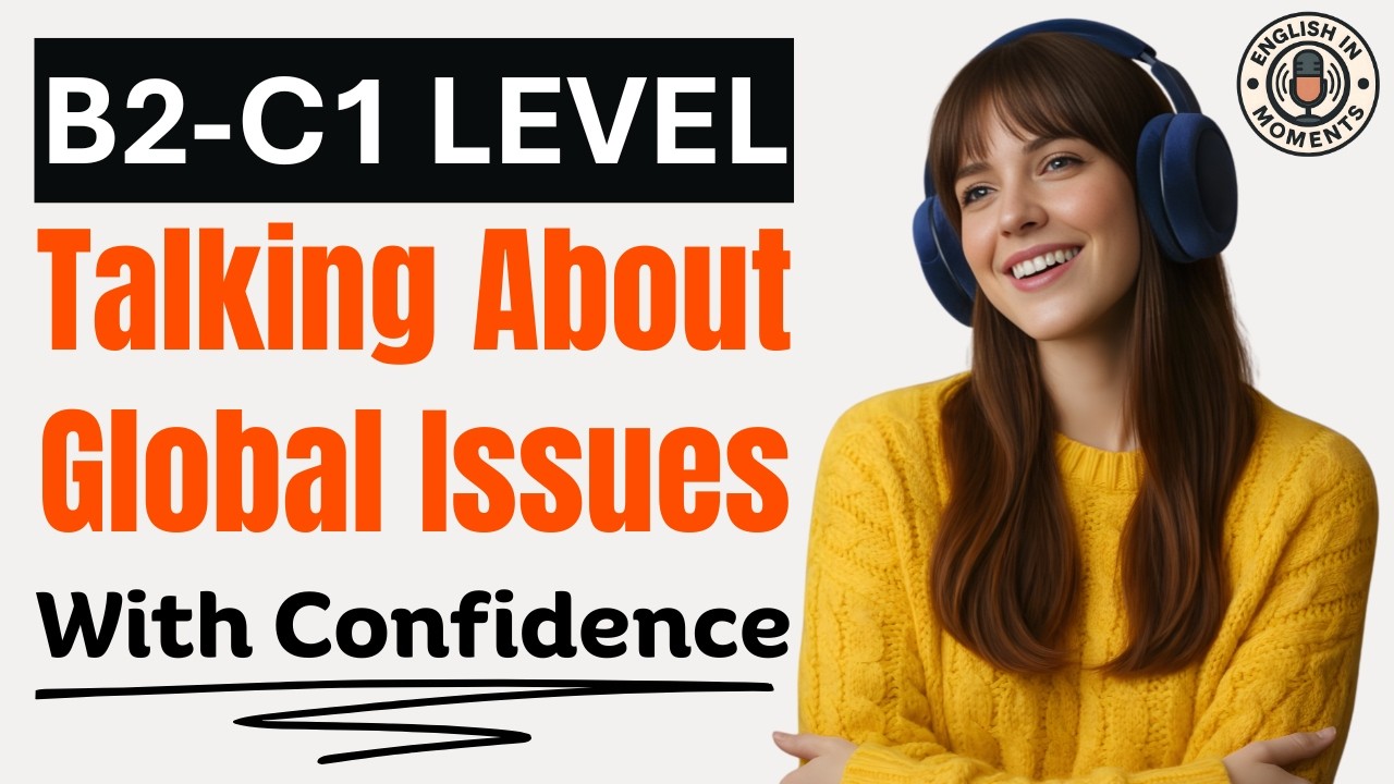 Speak About World News Like a Fluent English Speaker (B2–C1 Lesson) | English Podcast