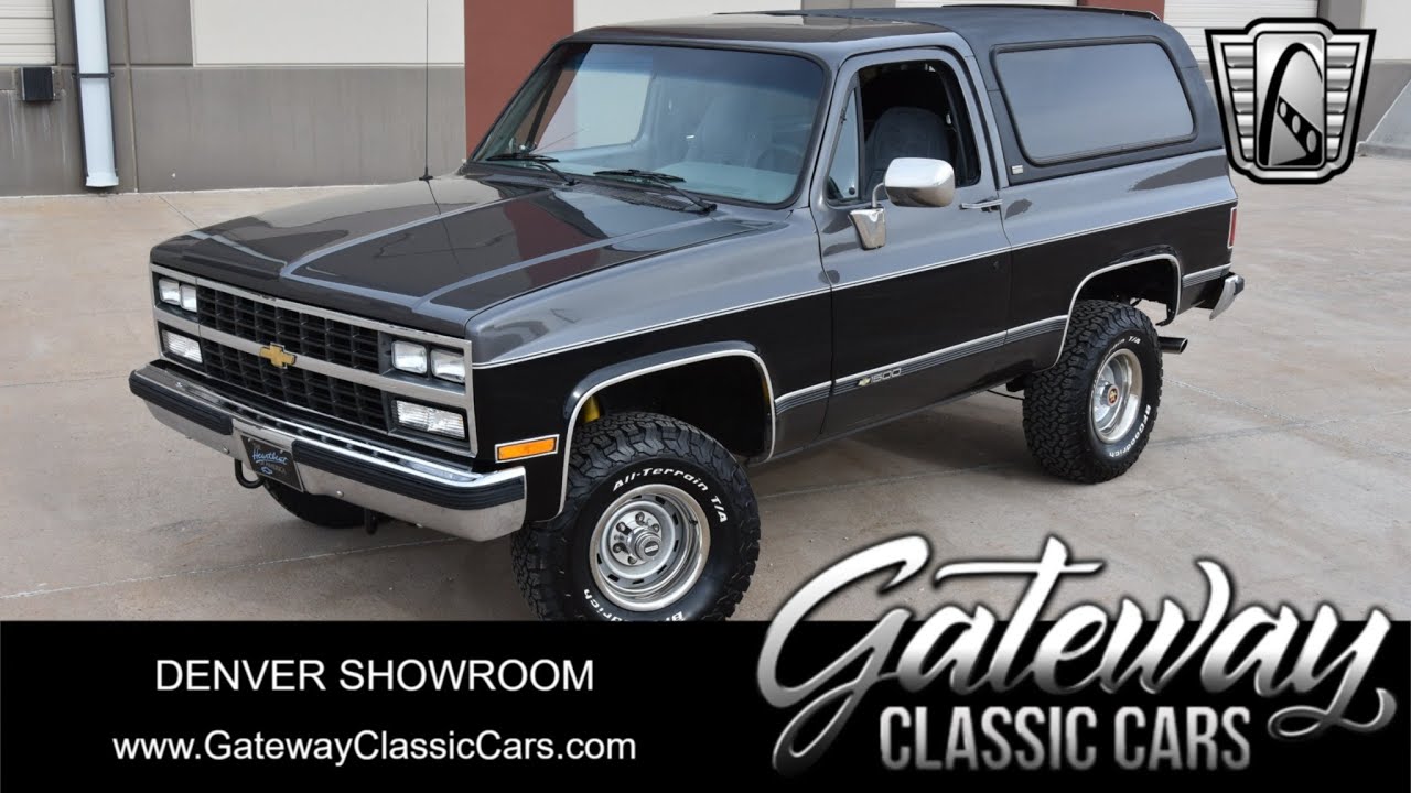 1442-DEN 1989 Chevrolet Blazer K5 4x4 Gateway Classic Cars of Denver