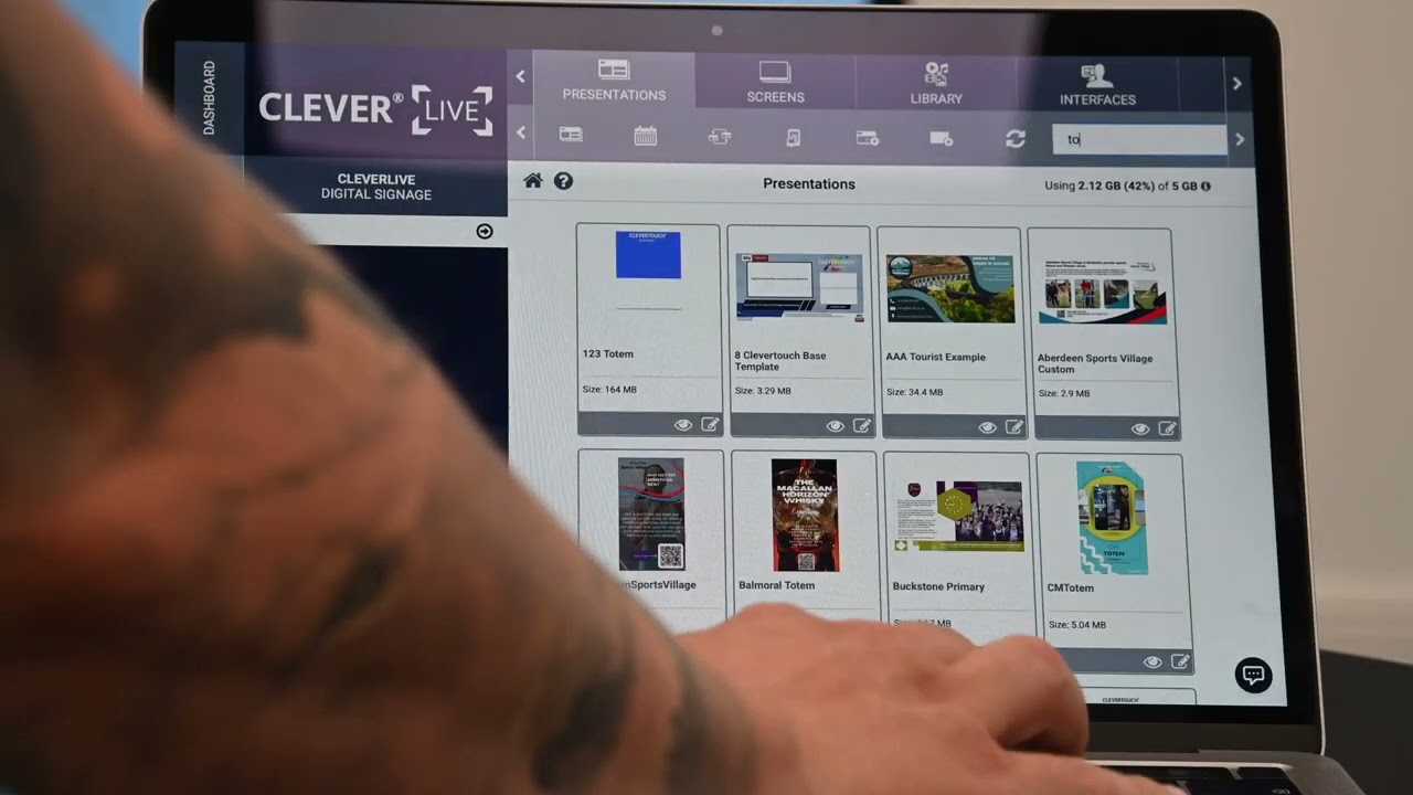 CleverLive | CL Touch Totem | Set Up