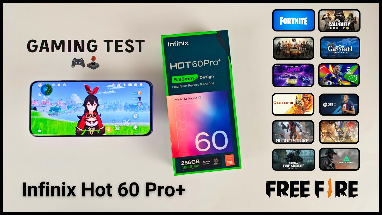 Infinix Hot 60 Pro+ Gaming Test