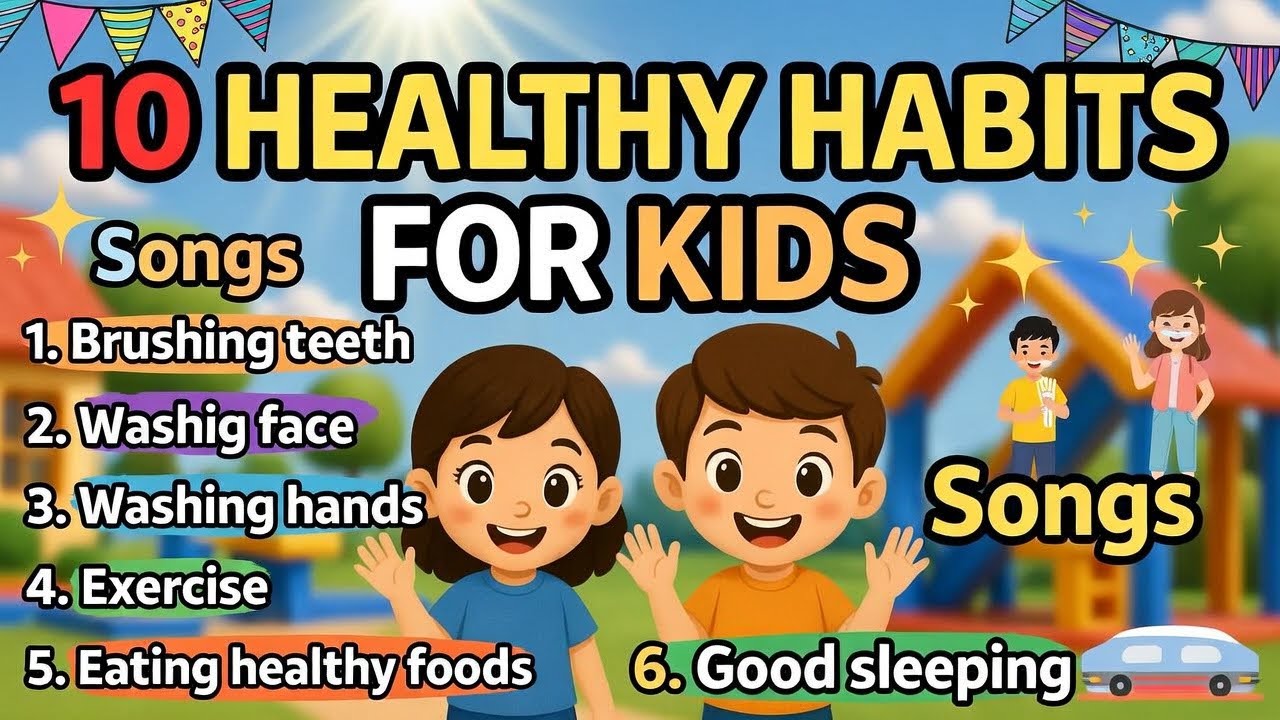 Healthy Habits Kids Song | Good Habits for Kids |  #healthyhabits  #kidssongs  #educationalvideo