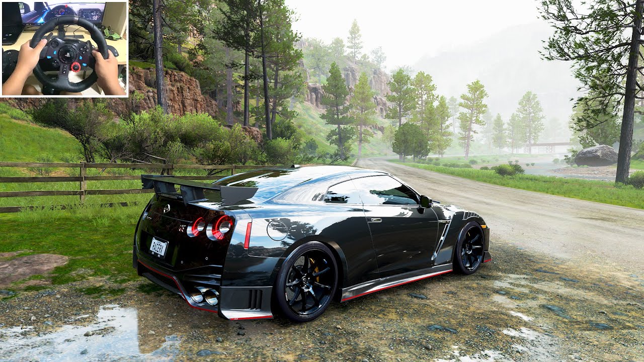 Nissan GTR-R35 Nismo - Forza Horizon 5 | Logitech G29 steering wheel Gameplay