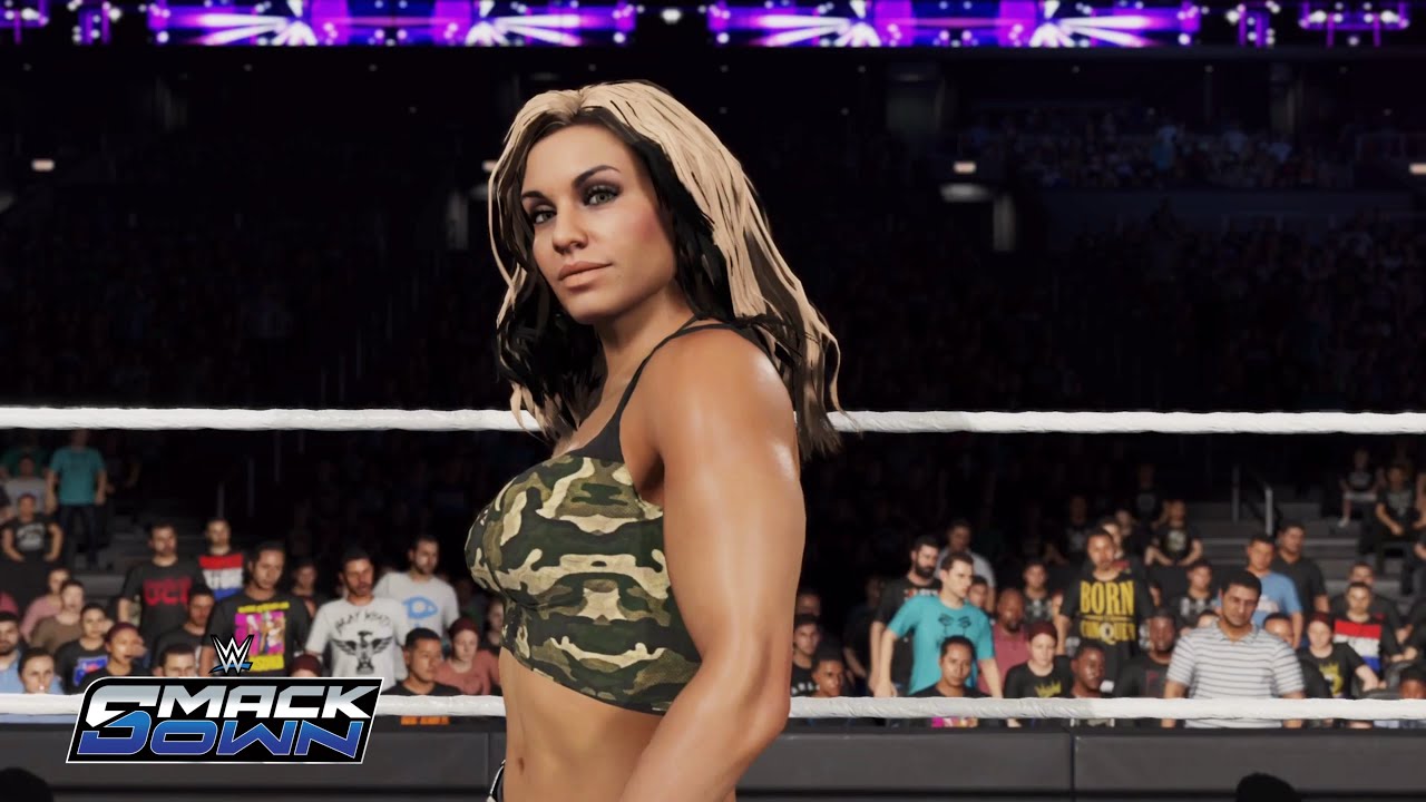 WWE 2K25 SMACKDOWN : LAST WOMAN STANDING MATCH - AJ LEE VS KAITLYN