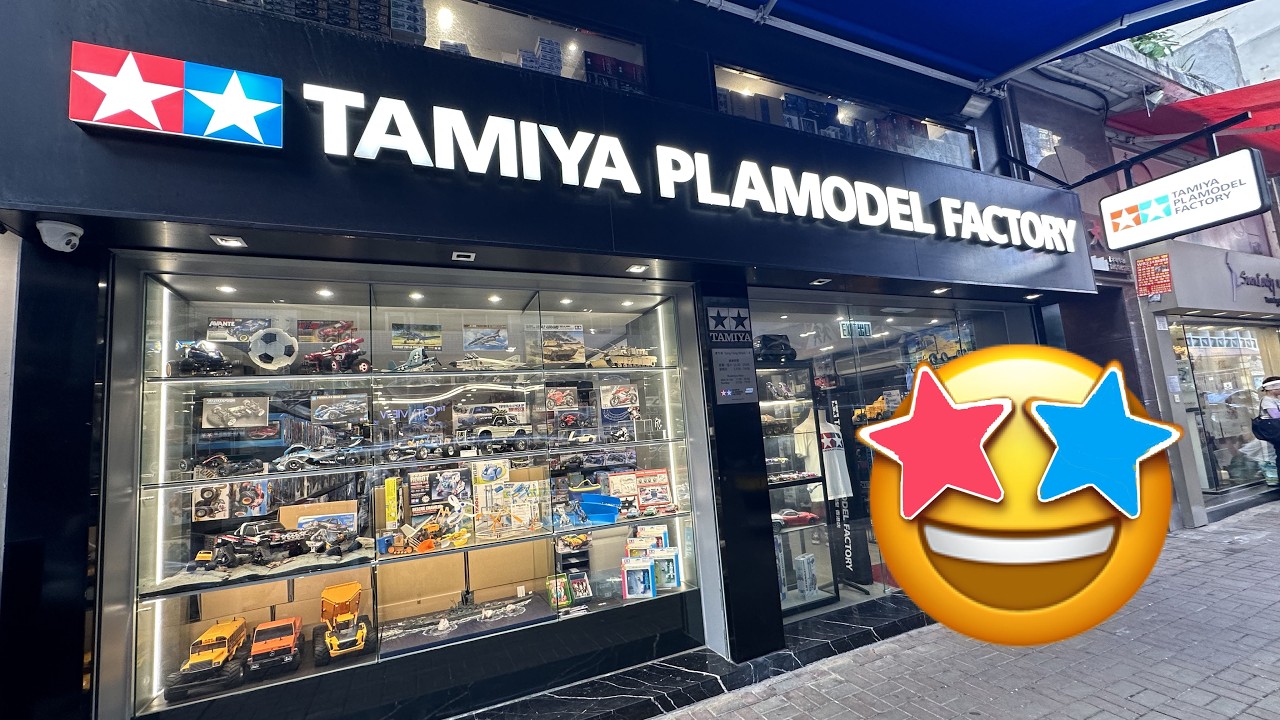 Я посетил 🤩 фабрику моделей TAMIYA 🏭 🔥 и 5 других магазинов моделей в Гонконге 🇭🇰