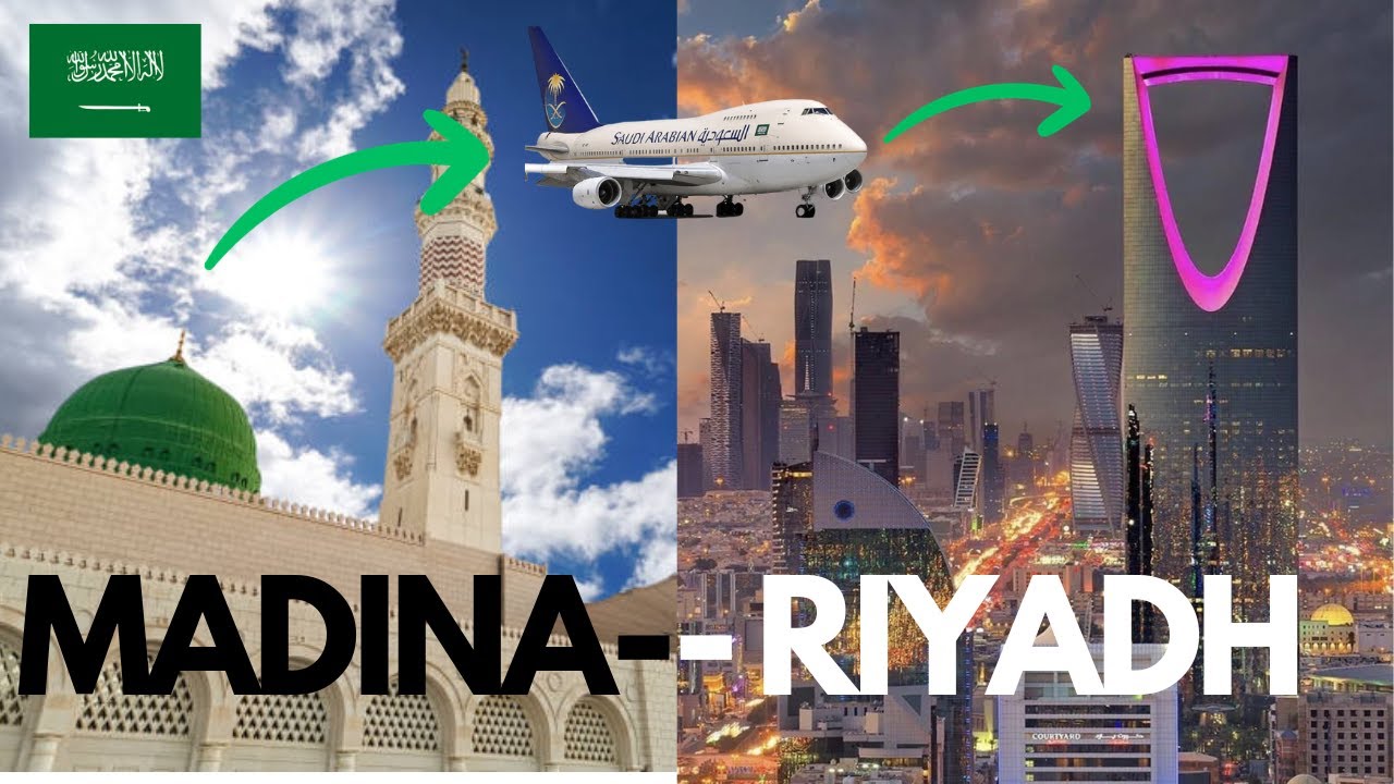 Medina to Riyadh | Saudi Airline | 🇸🇦 Saudi Arab E09 | Urdu Hindi