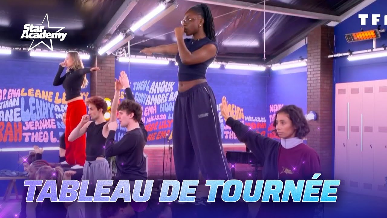 Le tableau spécial tournée 🕺✨