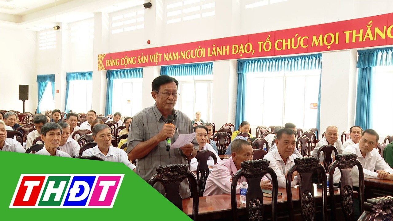 Ứng cử viên Đại biểu HĐND tỉnh Đồng Tháp tiếp xúc cử tri xã Châu Thành, phường Cao Lãnh | THDT