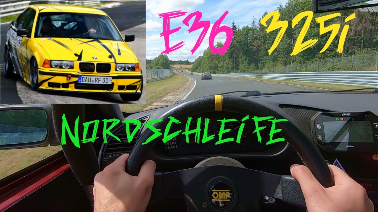 E36 325i Touristenfahrten Nurburgring Nordschleife POV with Ringfreaks