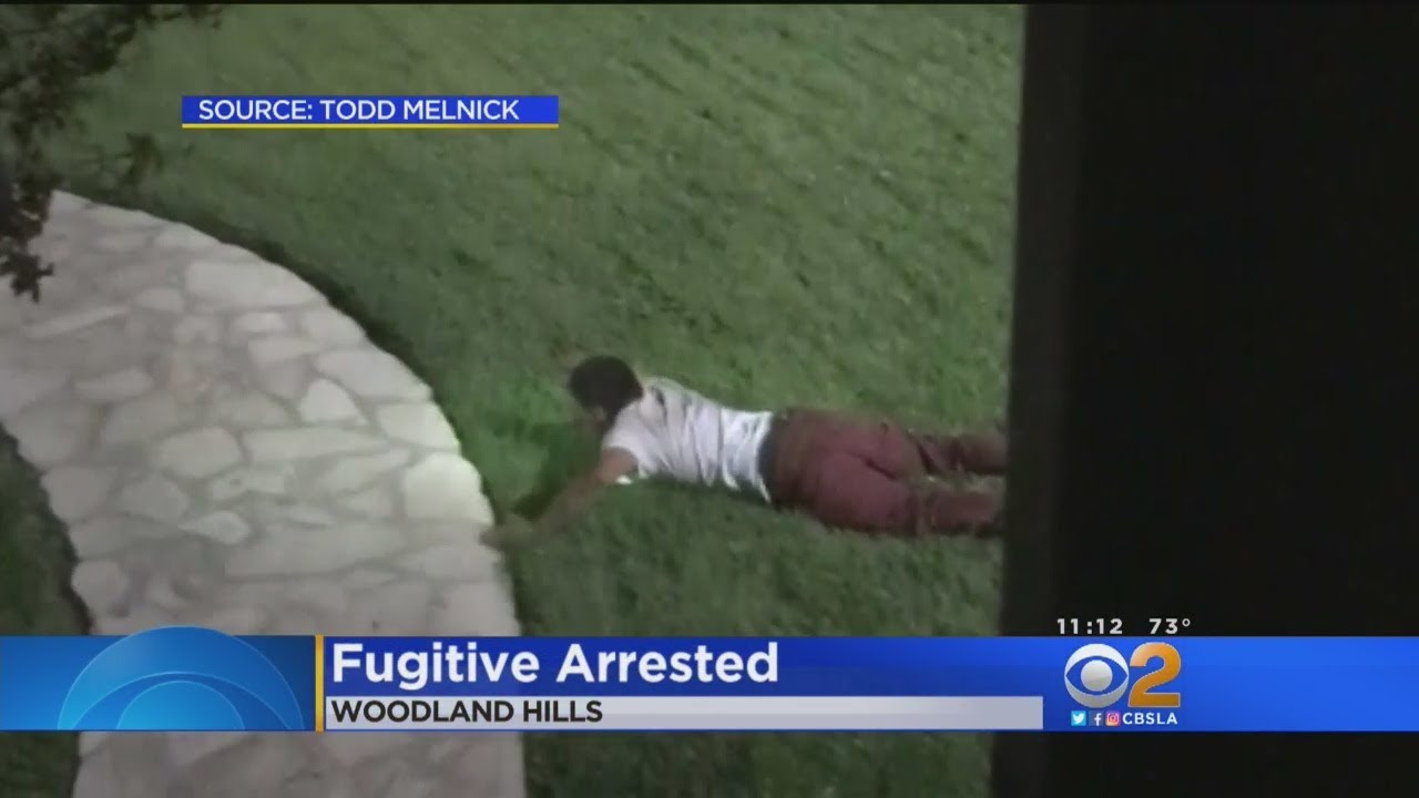 Caught On Video: Fugitive Captured Feet From Defense Lawyer's Front Door