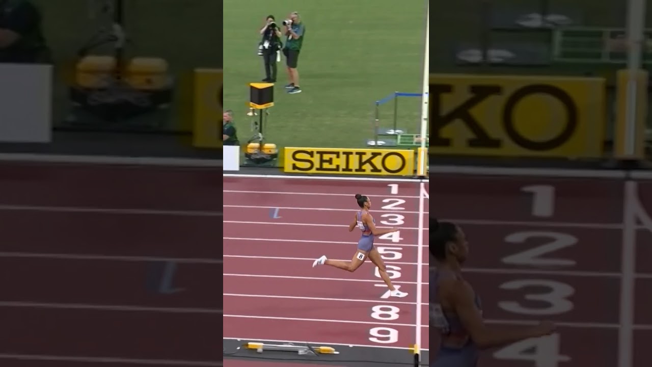McLaughlin-Levrone makes the American record look EASY 😳 #worldathleticschamps #usa #sports