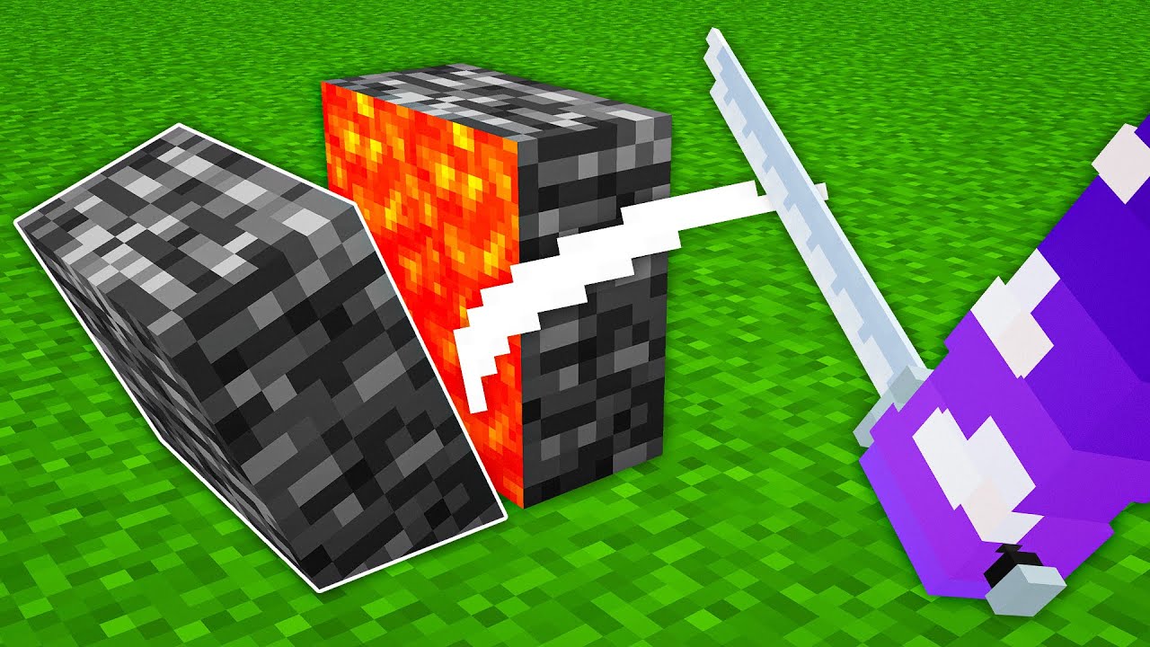 PODEMOS CORTAR OS BLOCOS DO MINECRAFT