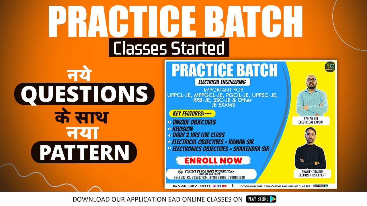 BASIC ELECTRONICS BY SHAILENDRA SIR, PRACTICE BATCH CLASSES STARTED NEW QUESTION AND NEW PATTERN