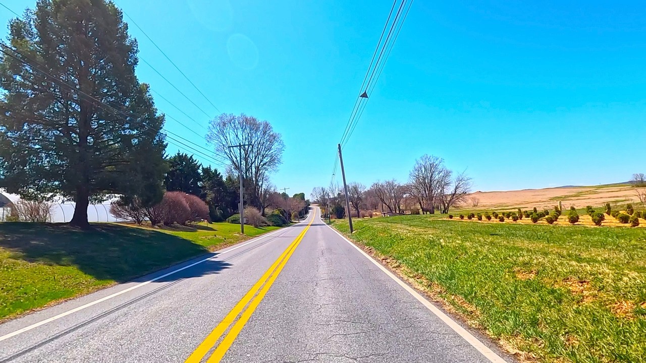 Scenic Rural Drive | Peaceful Journey Through Open Fields 4K