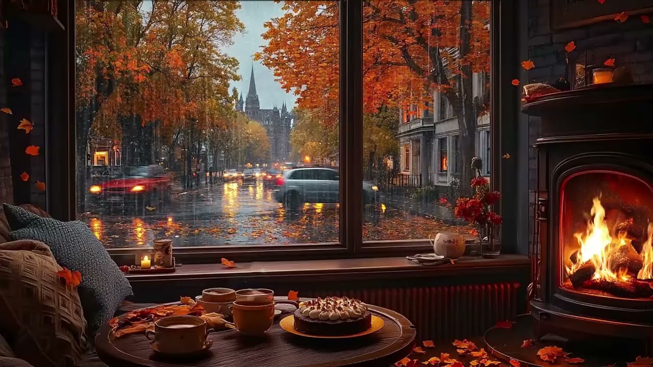 Smooth Jazz Background Music and Rain Sounds for Studying Working and  Sleeping
