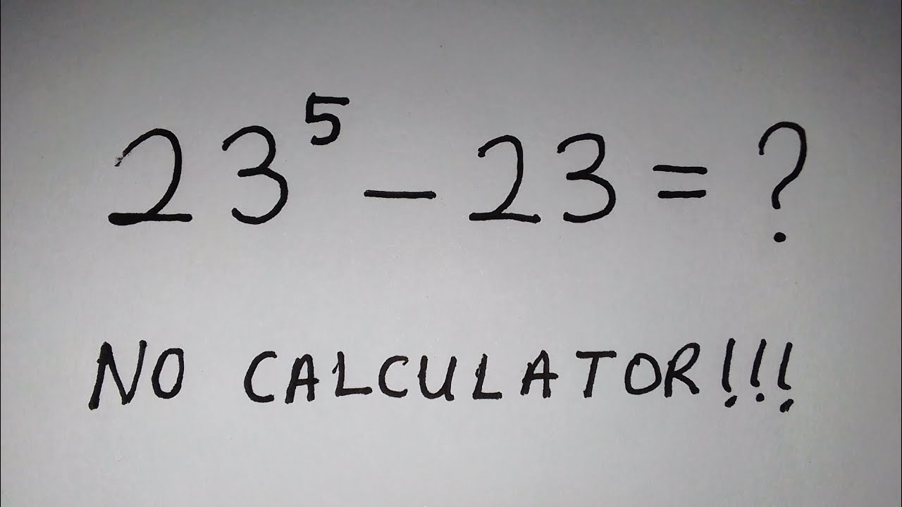 can you solve pls? | A TRICKY MATH ALGEBRA PROBLEM | Math Olympiad Question 