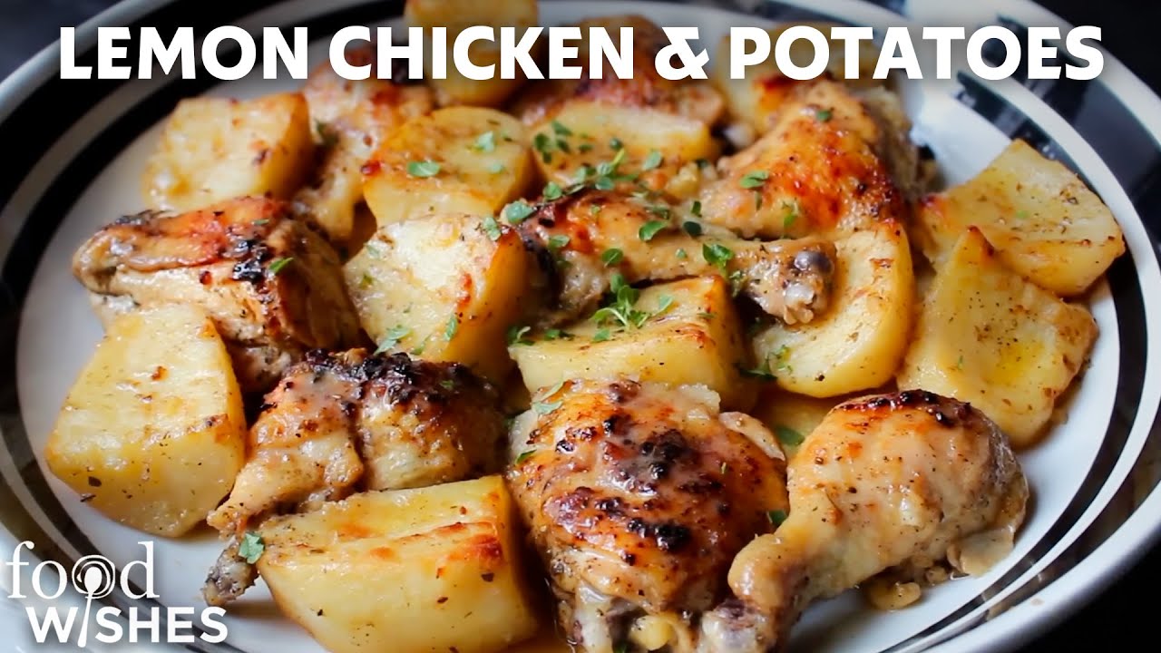 Greek Lemon Chicken & Potatoes (Roasted with Garlic & Herbs) | Food Wishes