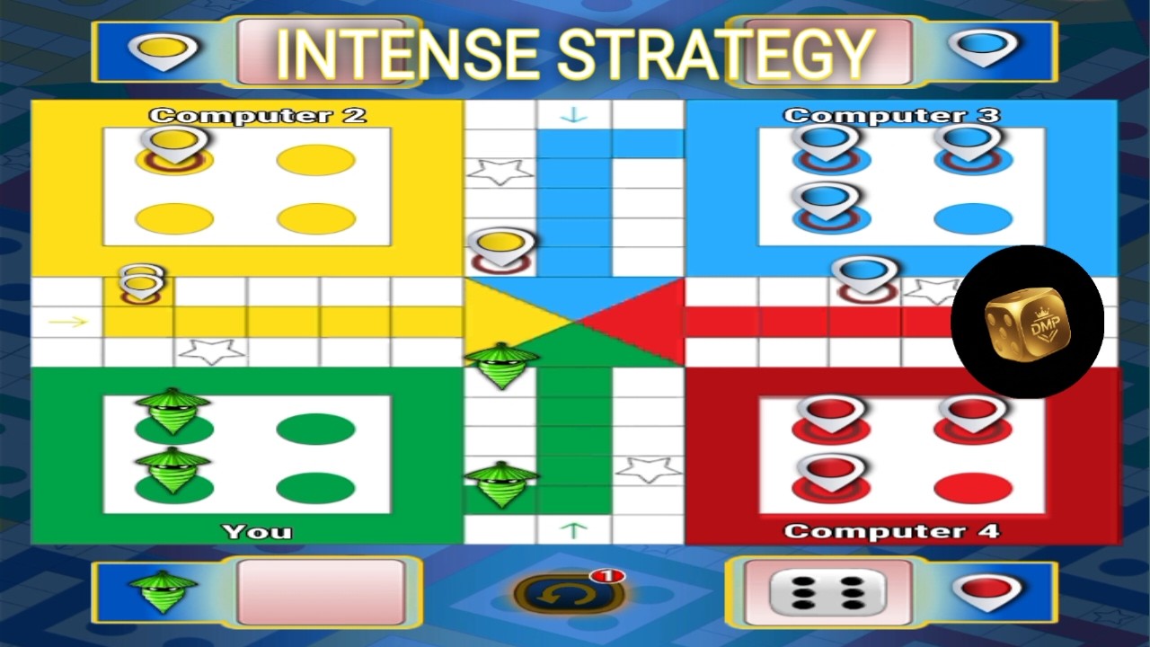 Ludo King 4 Player Mode | Intense Strategy Gameplay