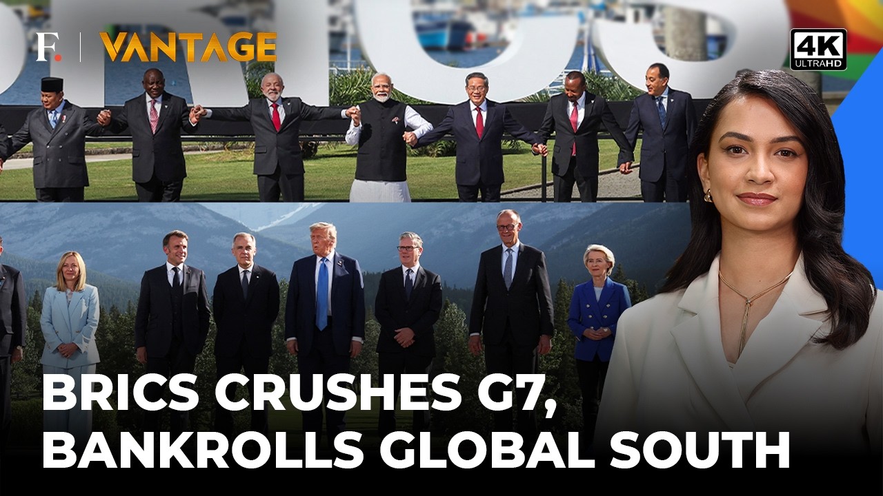 BRICS против G7: BRICS обходит G7 по объему экономики | Vantage на Firstpost | 4K
