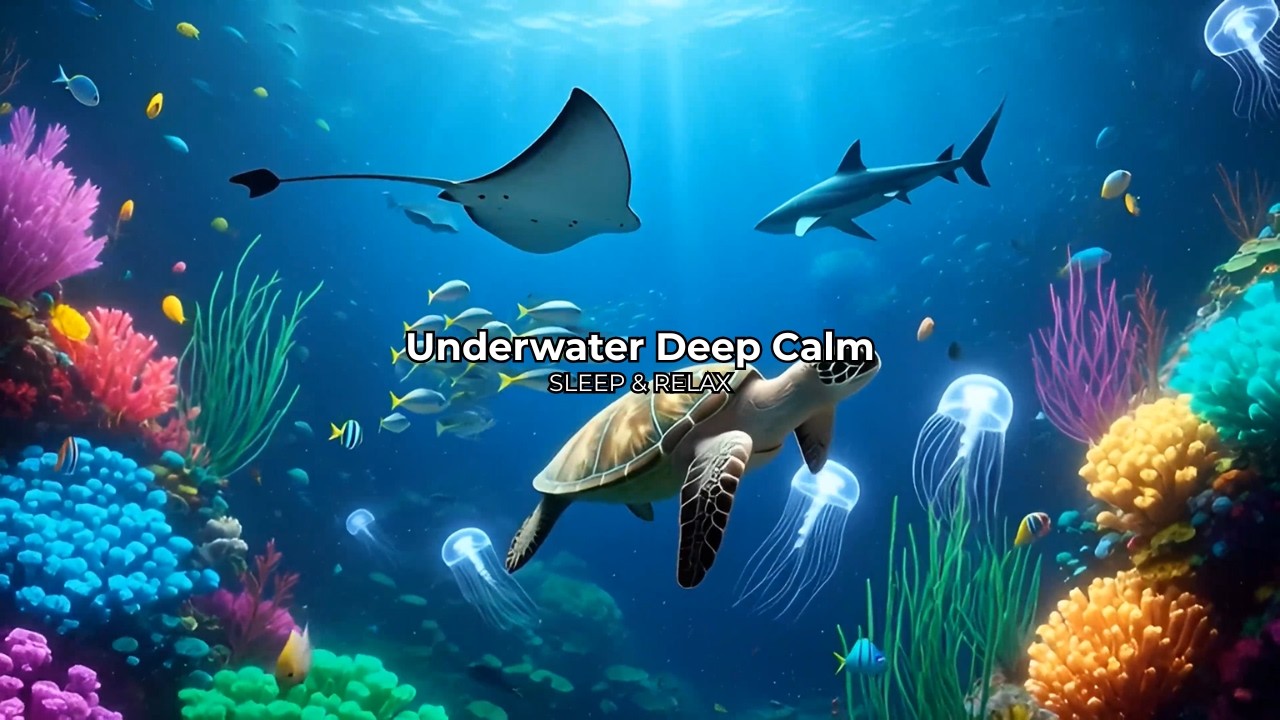 Oceanic Ambience 🌌 Calming Underwater Sounds for Sleep & Mindfulness