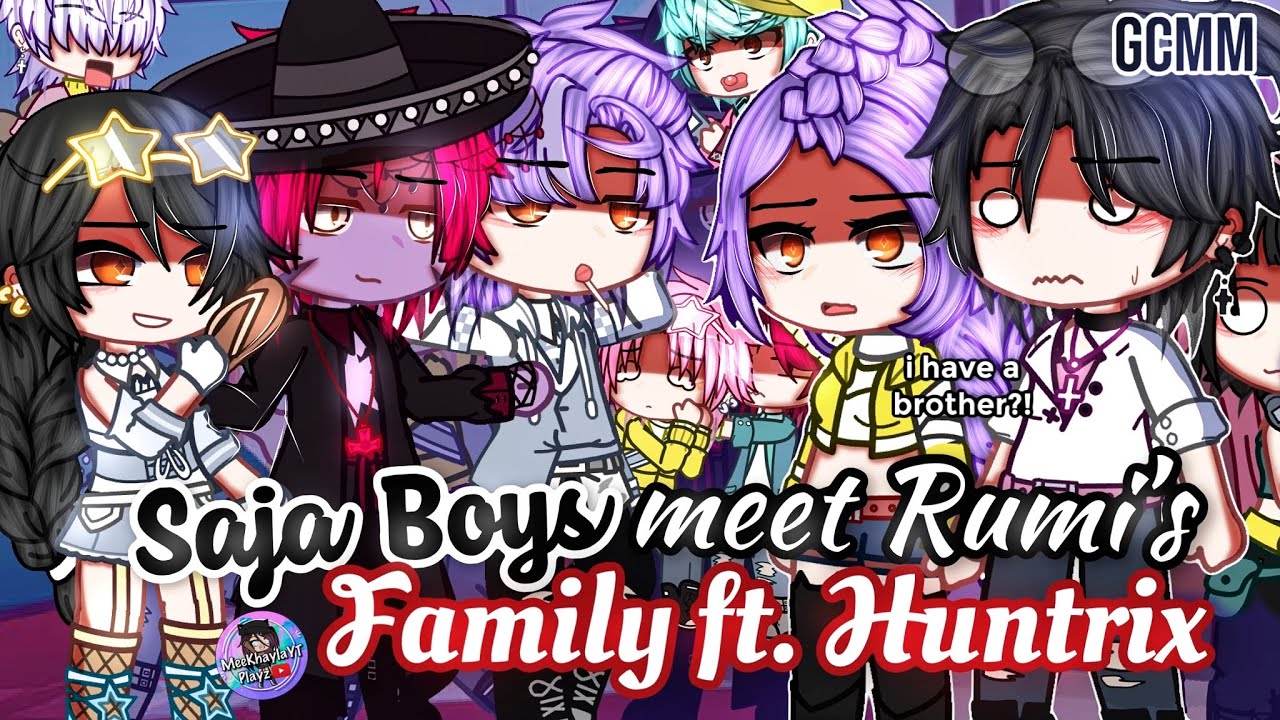 SAJA Boys Meet Rumi's Family ft. HUNTRIX | KPOP Demon Hunters | GLMM / GCMM | Gacha Club Mini Movie