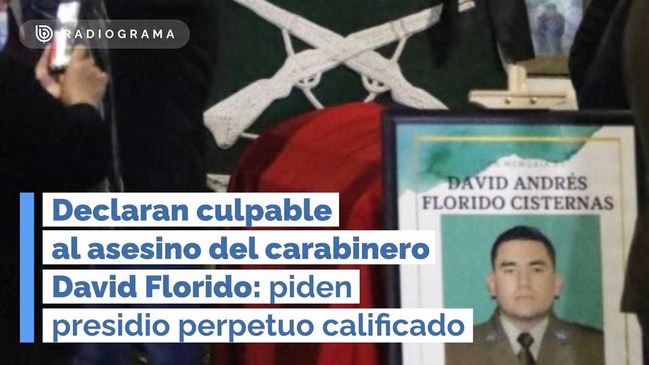 Declaran culpable al asesino del carabinero David Florido (RD)