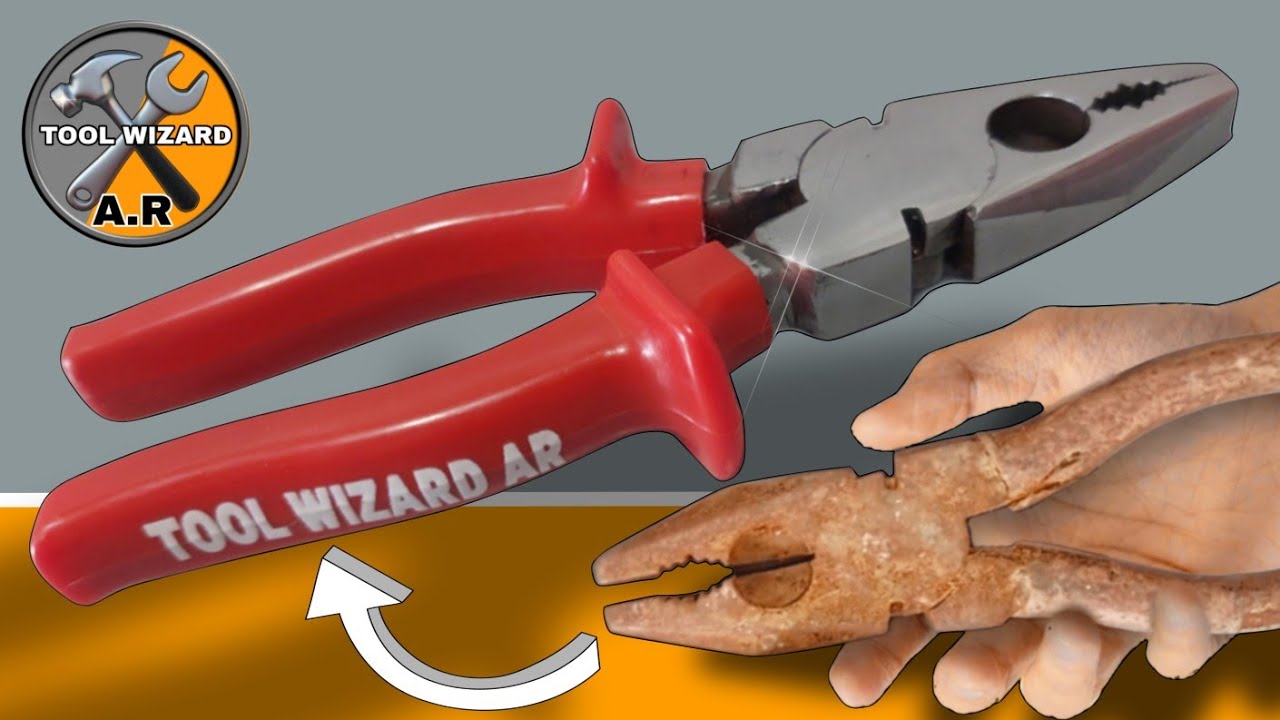 Restoration of a Rusty Pliers | Old Tool Transformation