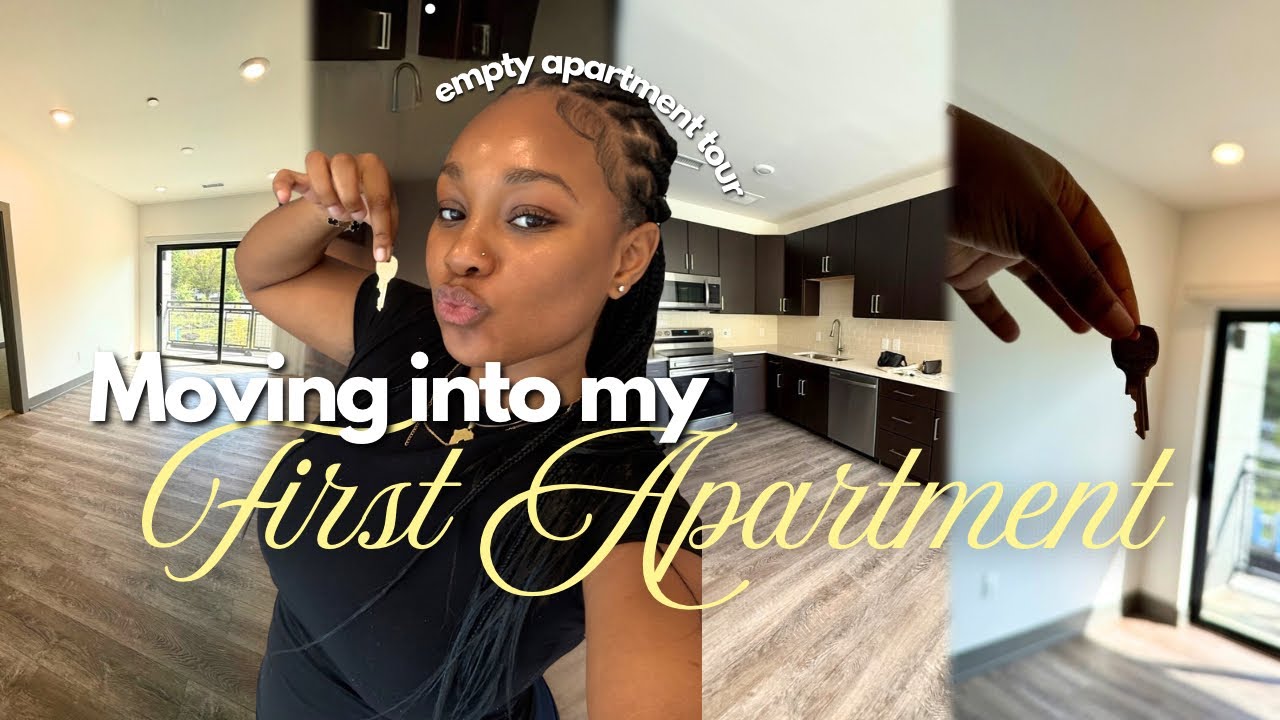 MOVING INTO MY FIRST APARTMENT 2DB BR!! 🎀 + EMPTY APARTMENT TOUR | Ice Diallo