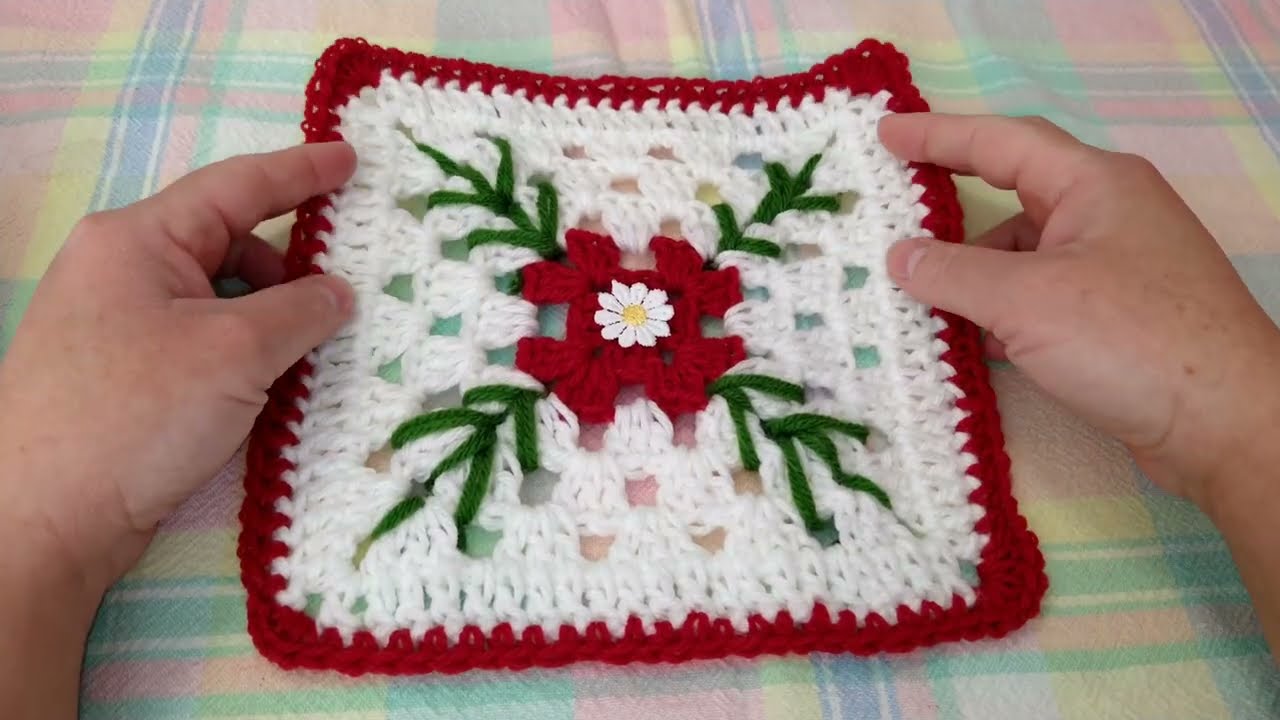 Cuadro a crochet, bonito y fácil de hacer 🪡🧶❤️