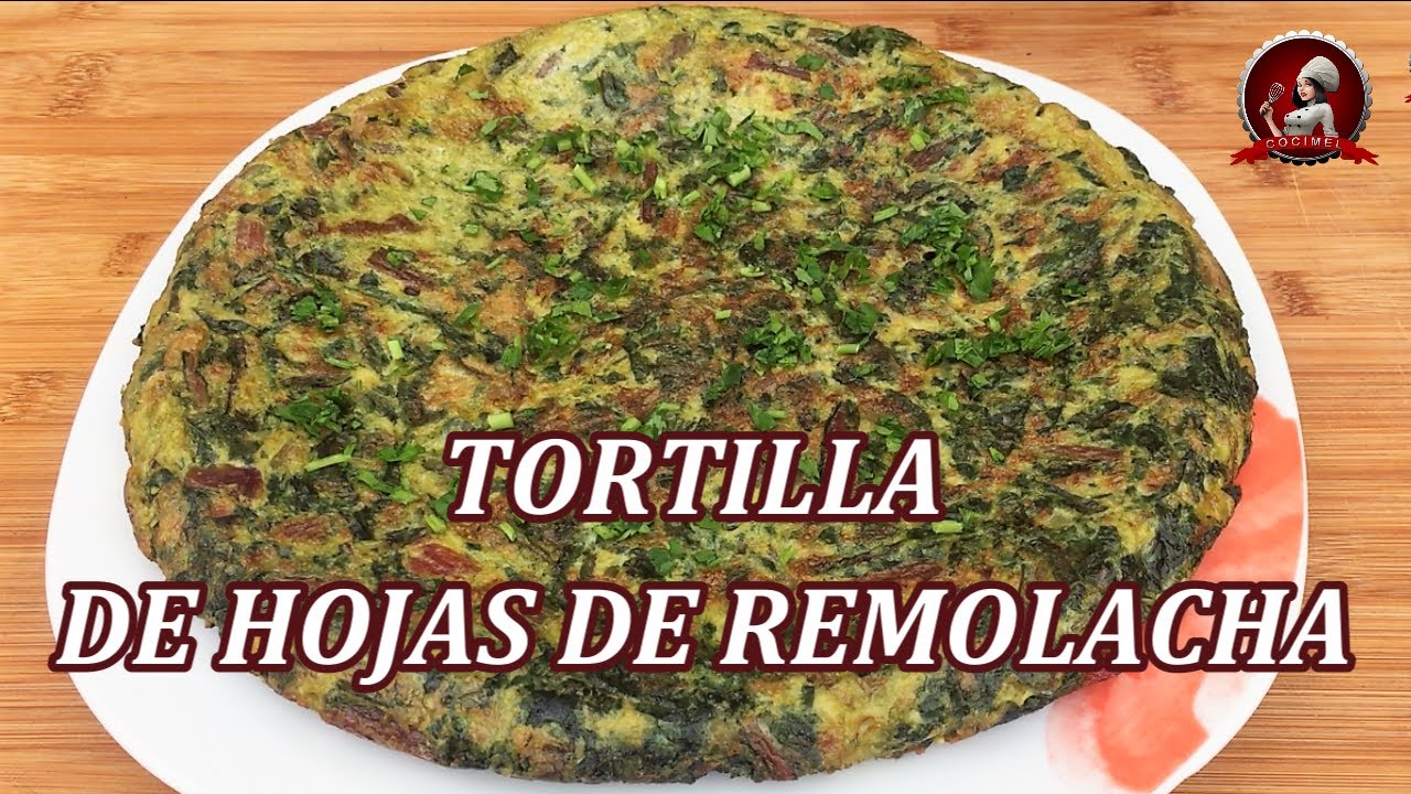 Tortilla de Hojas de Remolacha 🍴 económica, saludable y muy rica