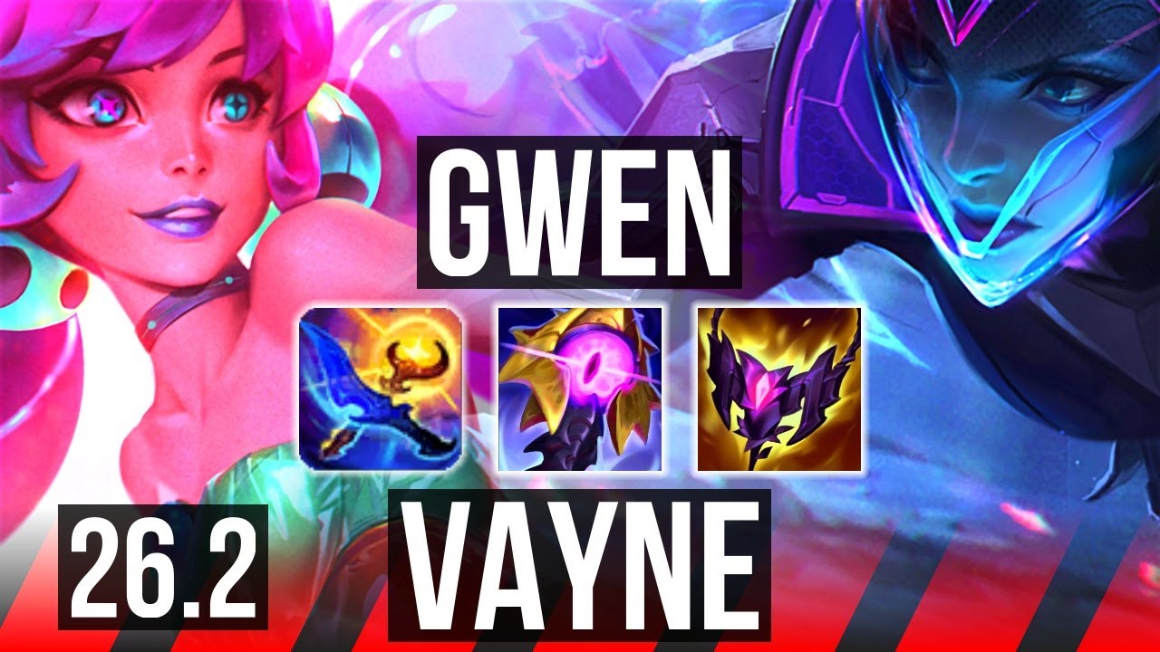 GWEN vs VAYNE (TOP) | EUW Master | 26.2