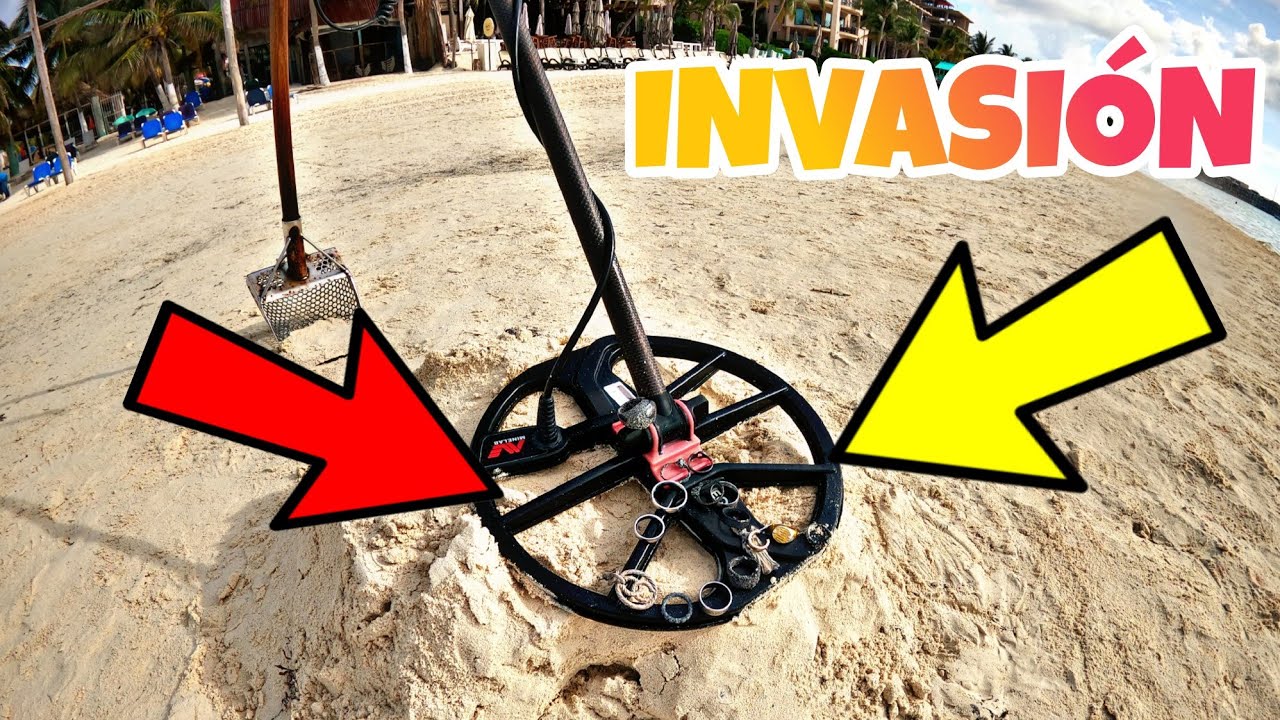 INVASION de Anillos en esta PLAYA del Caribe Buscador de Tesoros